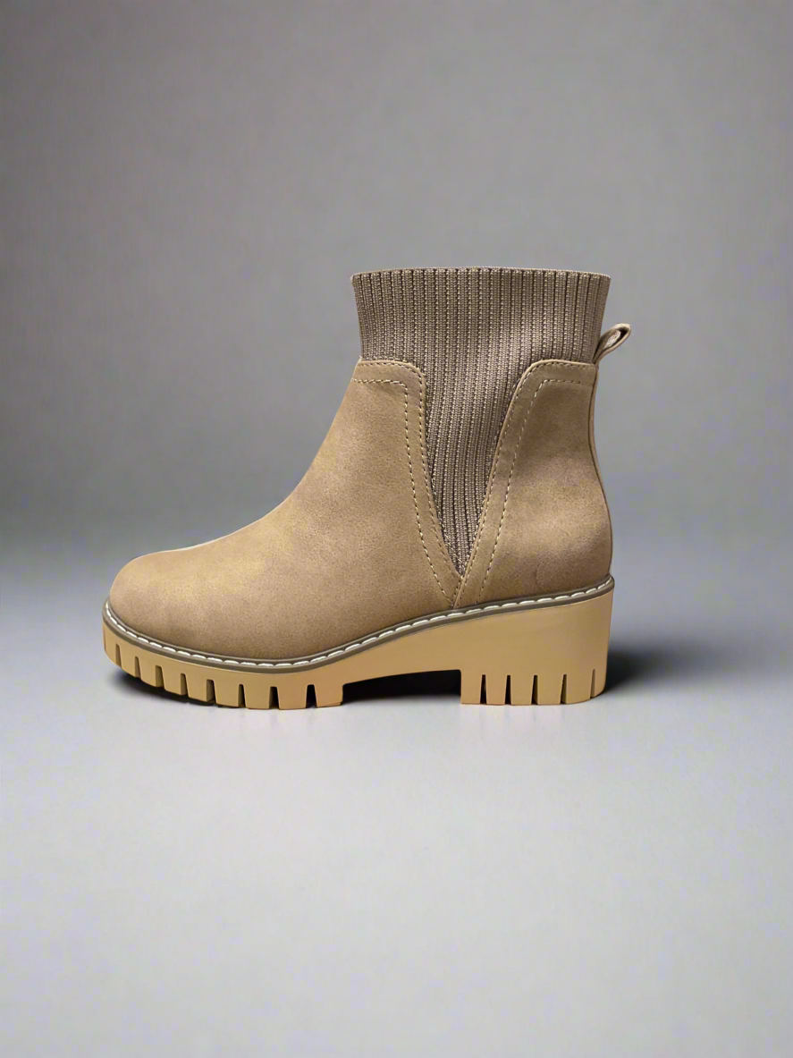 Cuffed Slip on Boot