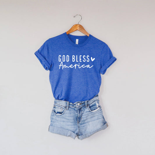 God Bless America- 4th of July Tee