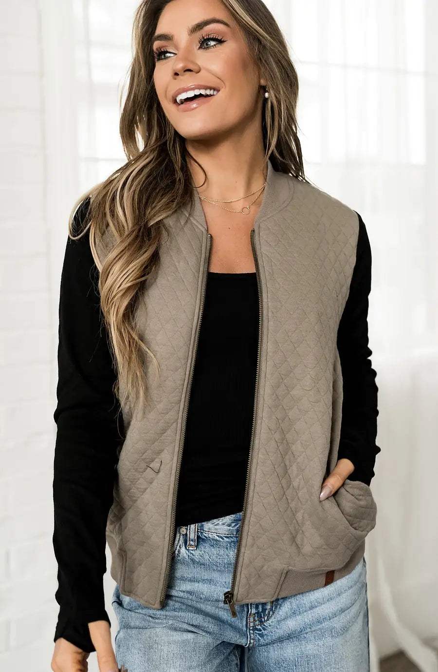 Quilted Bomber