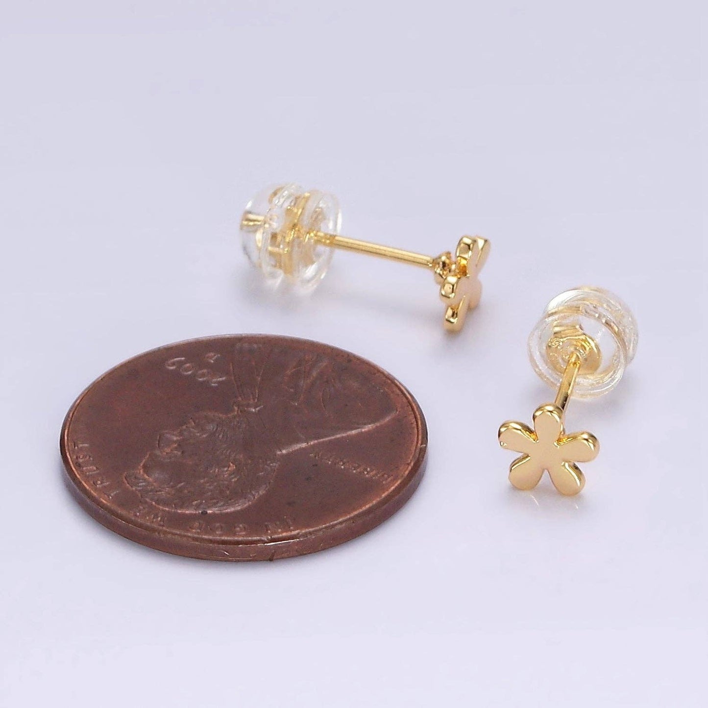 Flower Minimalist Mini Stud Earrings