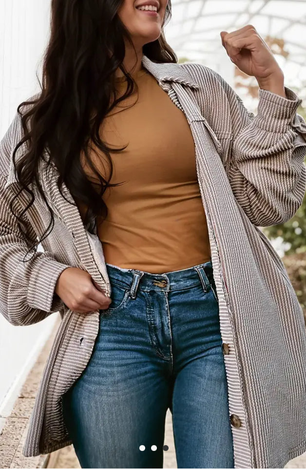 Mauve Button Down