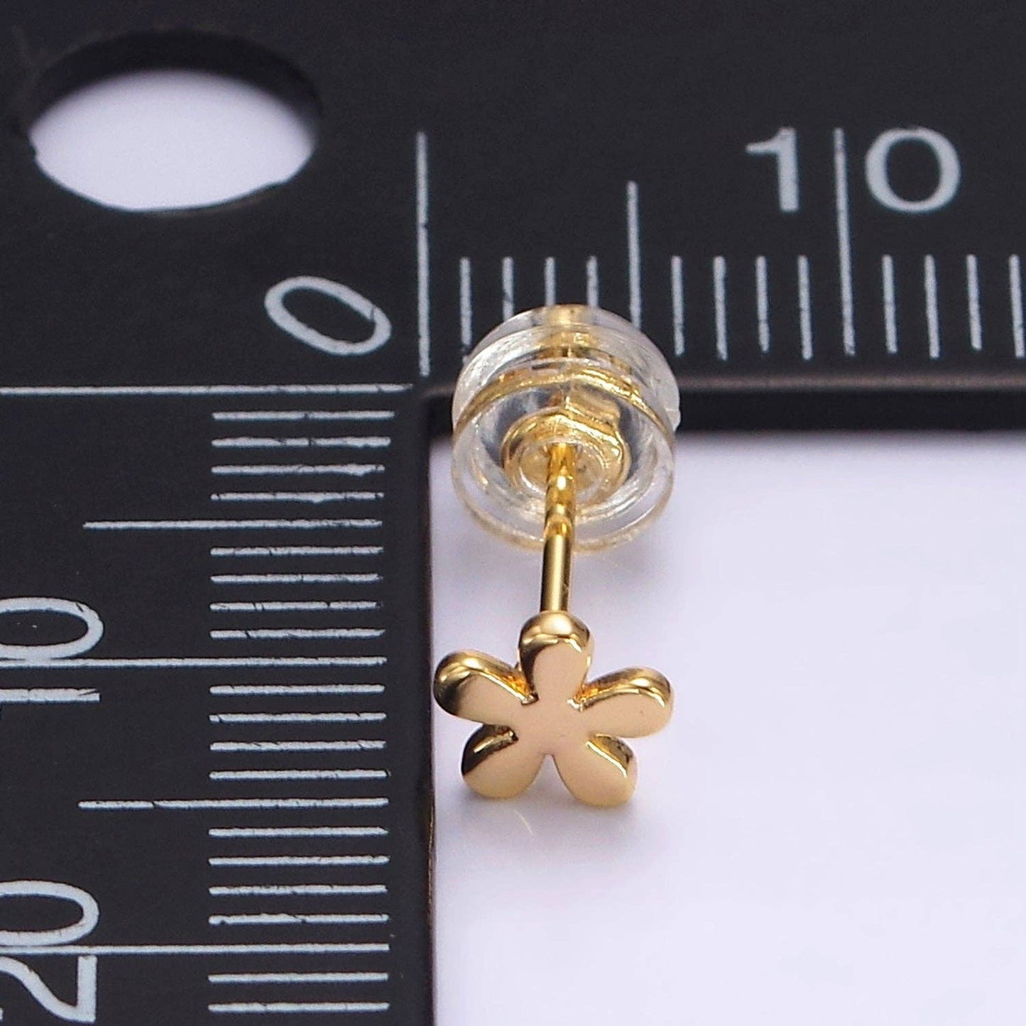 Flower Minimalist Mini Stud Earrings